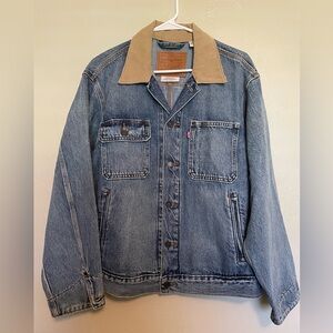 Levi's Denim Chore Coat with Corduroy Collar